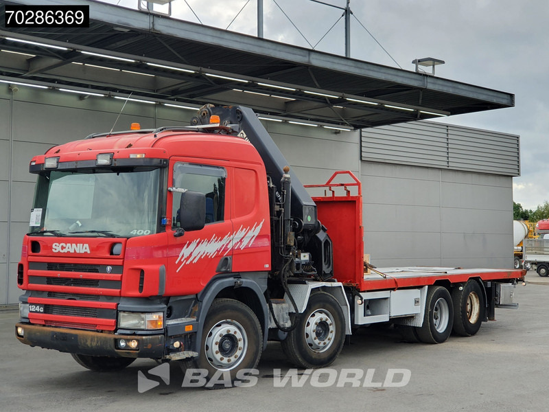 Scania P124 P 8X2 HIAB 477EP-5 HIPRO 2013 year Kran Crane Lift Axle Manual Euro 2 - Camión caja abierta, Camión grúa: foto 5 Scania P124 P 8X2 HIAB 477EP-5 HIPRO 2013 year Kran Crane Lift Axle Manual Euro 2 - Camión caja abierta, Camión grúa: foto 5