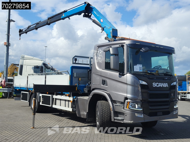 Scania P280 4X2 HMF 1420K-RC Kran Crane Automatic Euro 6 - Camión caja abierta, Camión grúa: foto 3 Scania P280 4X2 HMF 1420K-RC Kran Crane Automatic Euro 6 - Camión caja abierta, Camión grúa: foto 3