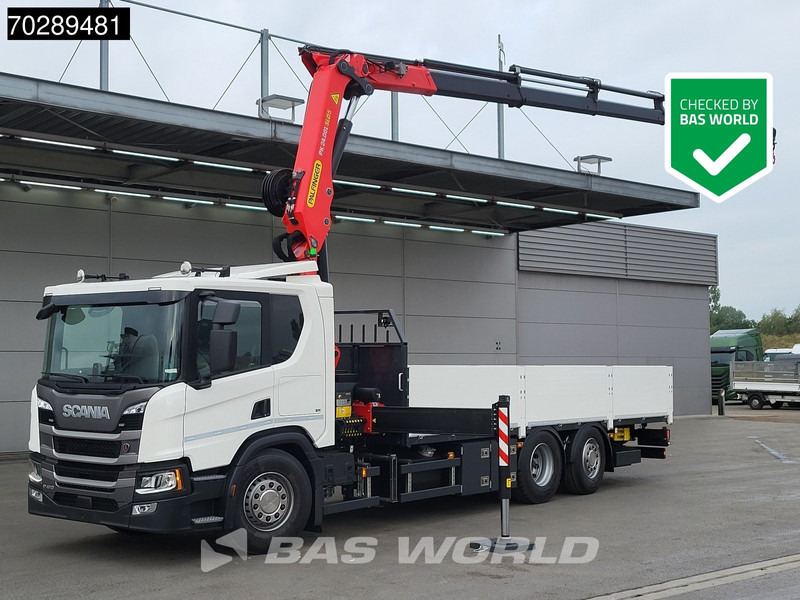 Scania P410 6X2 NEW! Palfinger PK24-001 SLD 5 Kran Crane Retarder Lift+steering axle - Camión caja abierta, Camión grúa: foto 1 Scania P410 6X2 NEW! Palfinger PK24-001 SLD 5 Kran Crane Retarder Lift+steering axle - Camión caja abierta, Camión grúa: foto 1