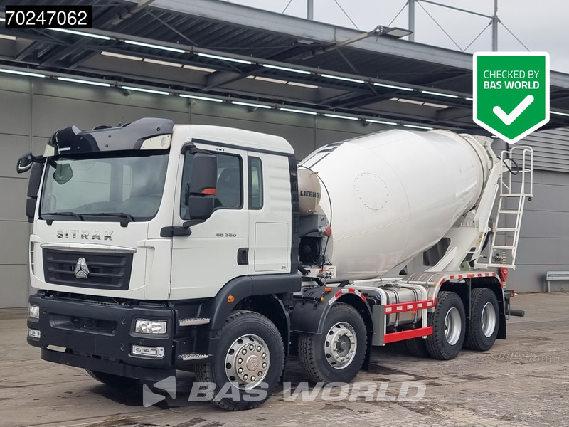 Sitrak G5 350 8X4 8m3 Liebherr mixer Manual Steel Suspension - Camión hormigonera: foto 1 Sitrak G5 350 8X4 8m3 Liebherr mixer Manual Steel Suspension - Camión hormigonera: foto 1