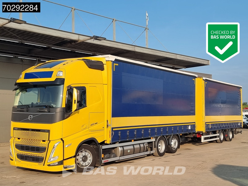 Volvo FH 460 6X2 LNG JUMBO LKW ACC Navi Standklima Liftachse Euro 6 - Camión lona: foto 1 Volvo FH 460 6X2 LNG JUMBO LKW ACC Navi Standklima Liftachse Euro 6 - Camión lona: foto 1