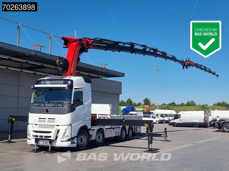 Volvo FH 500 8X2 Palfinger PK92002 SH JIB Kran Lift-Lenkachse Navi Euro 6 - Camión caja abierta, Camión grúa: foto 3 Volvo FH 500 8X2 Palfinger PK92002 SH JIB Kran Lift-Lenkachse Navi Euro 6 - Camión caja abierta, Camión grúa: foto 3