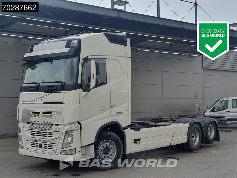 Volvo FH 500 FH 6X2 BDF Liftaxle Automatic Xenon Navi ACC Euro 6 - Camión portacontenedore/ Intercambiable: foto 1 Volvo FH 500 FH 6X2 BDF Liftaxle Automatic Xenon Navi ACC Euro 6 - Camión portacontenedore/ Intercambiable: foto 1