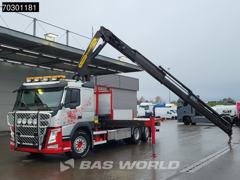 Volvo FM 410 FM 6X2 Palfinger PK 26002-EH E Kran Crane Lift +steering axle Automatic Euro 6 - Camión caja abierta, Camión grúa: foto 5 Volvo FM 410 FM 6X2 Palfinger PK 26002-EH E Kran Crane Lift +steering axle Automatic Euro 6 - Camión caja abierta, Camión grúa: foto 5