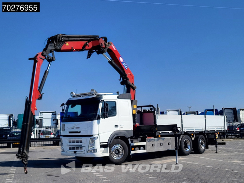 Volvo FM 450 6X2 HMF 3220 Crane Kran Lift-Lenkachse VEB+ Euro 6 - Camión caja abierta, Camión grúa: foto 2 Volvo FM 450 6X2 HMF 3220 Crane Kran Lift-Lenkachse VEB+ Euro 6 - Camión caja abierta, Camión grúa: foto 2