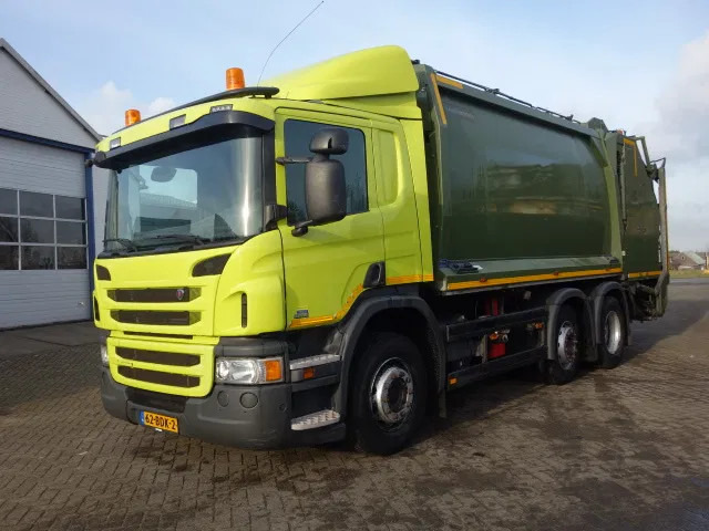 Scania P250 GEESINK GPM III CONTAINER SYSTEEM 20 CUB,WELVAARD WEEGSYSTEEM EURO 6 - Camión de basura: foto 1 Scania P250 GEESINK GPM III CONTAINER SYSTEEM 20 CUB,WELVAARD WEEGSYSTEEM EURO 6 - Camión de basura: foto 1