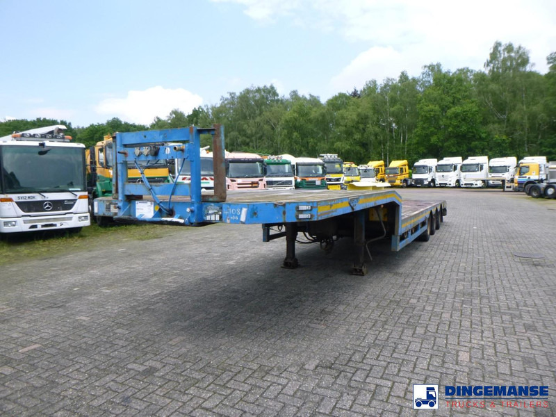 Broshuis 3-axle semi-lowbed trailer 45 t / extendable - Semirremolque góndola rebajadas: foto 1 Broshuis 3-axle semi-lowbed trailer 45 t / extendable - Semirremolque góndola rebajadas: foto 1