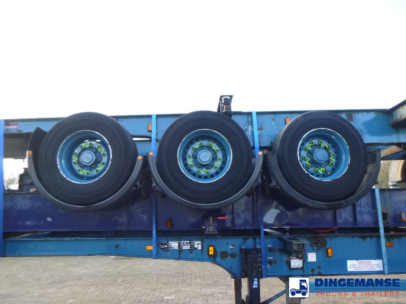 Crane Fruehauf Stack - 3 x container trailer 20-20-30-40 ft - Camión portacontenedore/ Intercambiable: foto 5 Crane Fruehauf Stack - 3 x container trailer 20-20-30-40 ft - Camión portacontenedore/ Intercambiable: foto 5