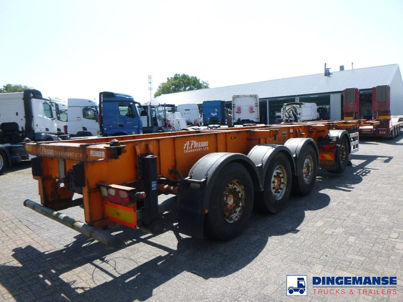 Dennison 4-axle container combi trailer (3 + 1 axles) 20-30-40-45 ft - Semirremolque portacontenedore/ Intercambiable: foto 4 Dennison 4-axle container combi trailer (3 + 1 axles) 20-30-40-45 ft - Semirremolque portacontenedore/ Intercambiable: foto 4