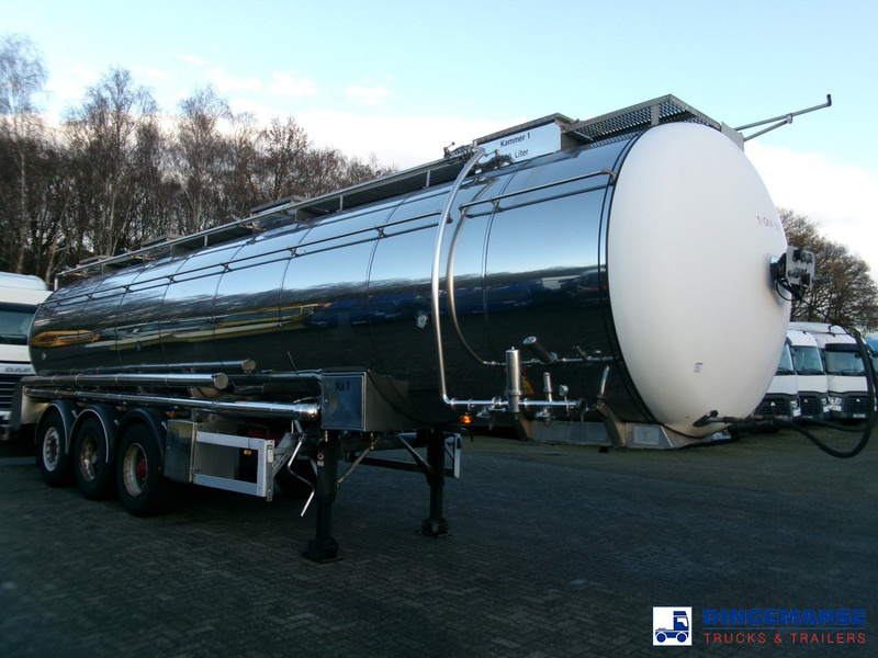 Feldbinder Chemical tank inox 33.5 m3 / 1 comp + pump - Semirremolque cisterna: foto 2 Feldbinder Chemical tank inox 33.5 m3 / 1 comp + pump - Semirremolque cisterna: foto 2