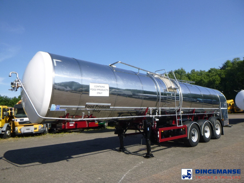 Feldbinder Food tank inox 30 m3 / 1 comp - Semirremolque cisterna: foto 1 Feldbinder Food tank inox 30 m3 / 1 comp - Semirremolque cisterna: foto 1