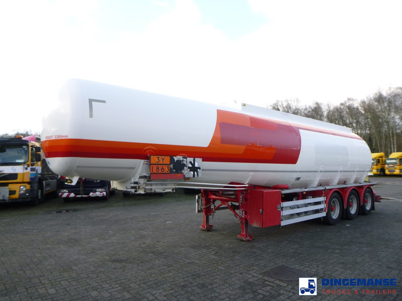 Feldbinder Jet fuel tank 40 m3 / 1 comp + pump - Remolque cisterna: foto 1 Feldbinder Jet fuel tank 40 m3 / 1 comp + pump - Remolque cisterna: foto 1