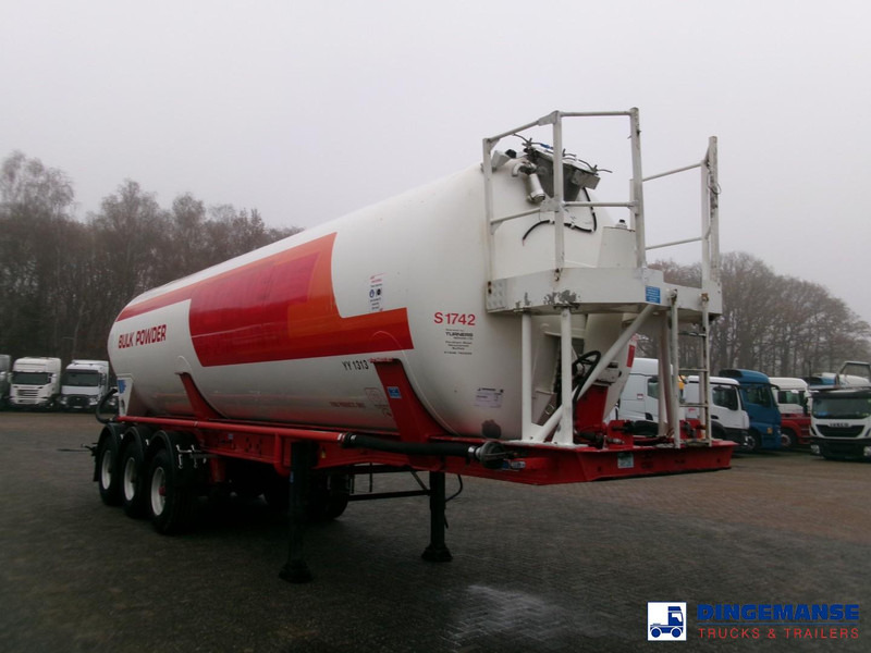 Feldbinder Powder tank alu 41 m3 (tipping) - Semirremolque cisterna: foto 2 Feldbinder Powder tank alu 41 m3 (tipping) - Semirremolque cisterna: foto 2