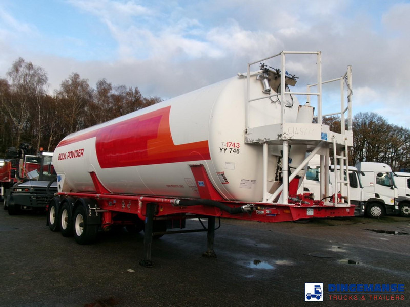 Feldbinder Powder tank alu 41 m3 (tipping) - Semirremolque cisterna: foto 2 Feldbinder Powder tank alu 41 m3 (tipping) - Semirremolque cisterna: foto 2