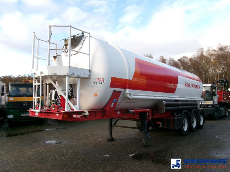 Feldbinder Powder tank alu 41 m3 (tipping) - Semirremolque cisterna: foto 1 Feldbinder Powder tank alu 41 m3 (tipping) - Semirremolque cisterna: foto 1