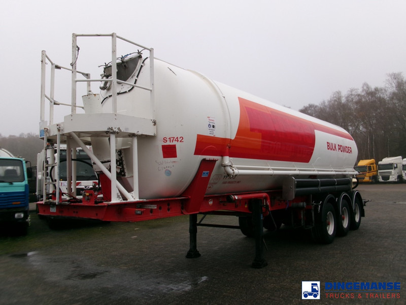 Feldbinder Powder tank alu 41 m3 (tipping) - Semirremolque cisterna: foto 1 Feldbinder Powder tank alu 41 m3 (tipping) - Semirremolque cisterna: foto 1