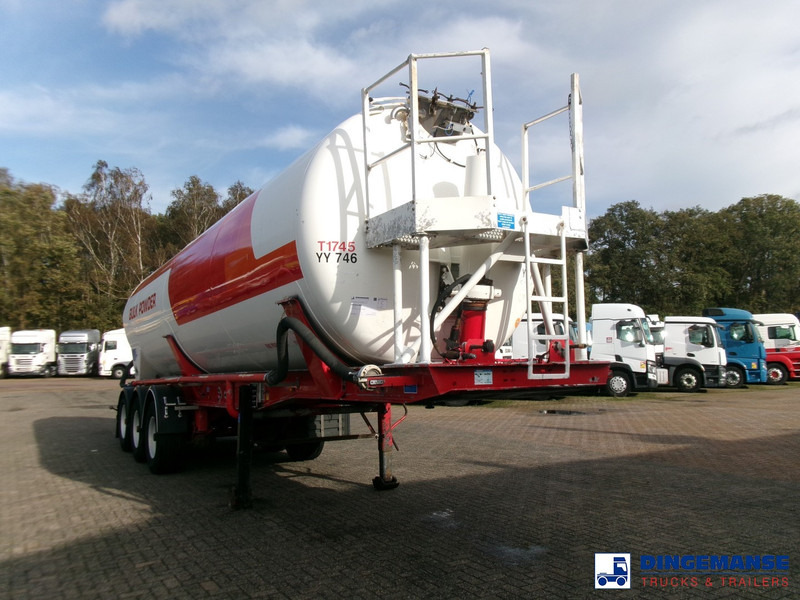 Feldbinder Powder tank alu 41 m3 (tipping) - Semirremolque cisterna: foto 2 Feldbinder Powder tank alu 41 m3 (tipping) - Semirremolque cisterna: foto 2