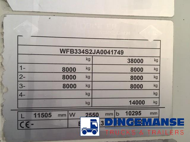 Semirremolque cisterna Feldbinder Powder tank alu 43 m3 / 1 comp: foto 10