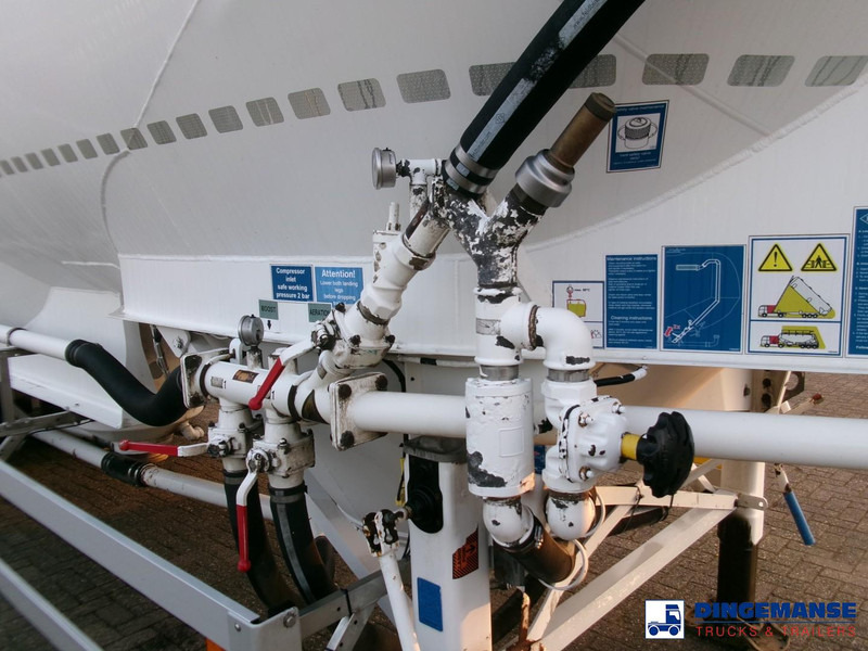 Semirremolque cisterna Feldbinder Powder tank alu alu 49 m3 / 1 comp: foto 8