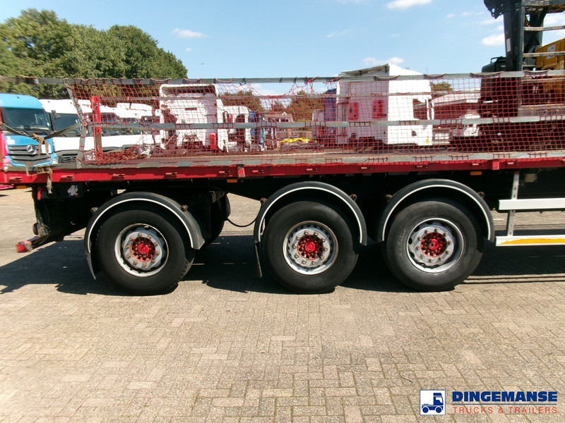 Fruehauf 3-axle platform trailer + Atlas 3008 crane - Camión caja abierta, Camión grúa: foto 4 Fruehauf 3-axle platform trailer + Atlas 3008 crane - Camión caja abierta, Camión grúa: foto 4