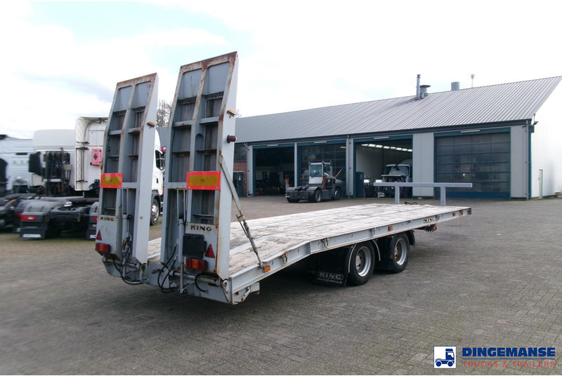 KING 2-axle platform drawbar trailer 14t + ramps - Remolque caja abierta: foto 4 KING 2-axle platform drawbar trailer 14t + ramps - Remolque caja abierta: foto 4
