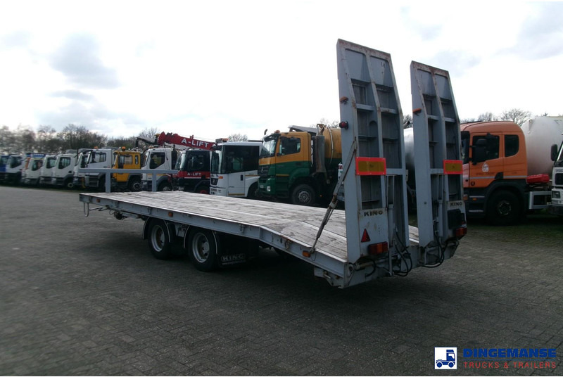 KING 2-axle platform drawbar trailer 14t + ramps - Remolque caja abierta: foto 3 KING 2-axle platform drawbar trailer 14t + ramps - Remolque caja abierta: foto 3