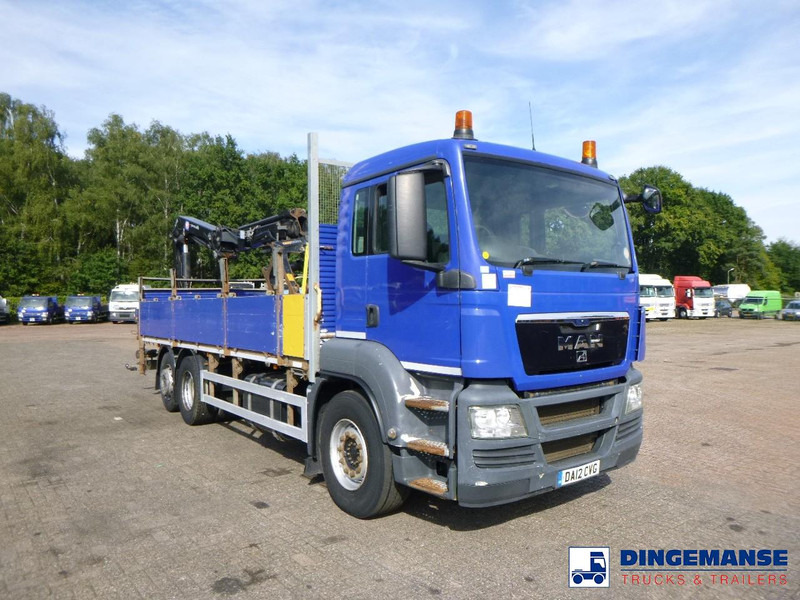 MAN TGS 26.360 6X2 RHD + HMF 1420-K2 + grapple - Camión grúa: foto 2 MAN TGS 26.360 6X2 RHD + HMF 1420-K2 + grapple - Camión grúa: foto 2