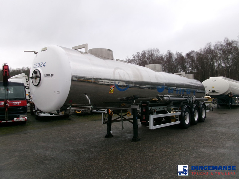 Magyar Chemical tank inox 22.5 m3 / 1 comp ADR 29-05-2024 - Semirremolque cisterna: foto 1 Magyar Chemical tank inox 22.5 m3 / 1 comp ADR 29-05-2024 - Semirremolque cisterna: foto 1
