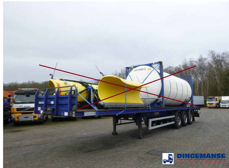 Tirsan 3 axle Platform trailer - Camión caja abierta: foto 1 Tirsan 3 axle Platform trailer - Camión caja abierta: foto 1
