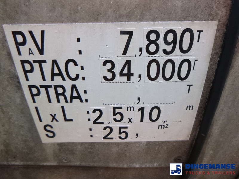 Leasing de Trailor Heavy oil / bitumen tank steel 31.1 m3 / 1 comp Trailor Heavy oil / bitumen tank steel 31.1 m3 / 1 comp: foto 16