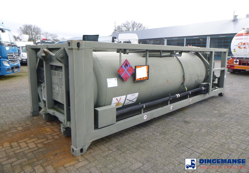 WEW (Westerwälder Eisenwerk) Fuel (kerosene, diesel) tank container 20 ft. inox 10 m3 / 1 comp + pump - Tanque de almacenamiento: foto 3 WEW (Westerwälder Eisenwerk) Fuel (kerosene, diesel) tank container 20 ft. inox 10 m3 / 1 comp + pump - Tanque de almacenamiento: foto 3