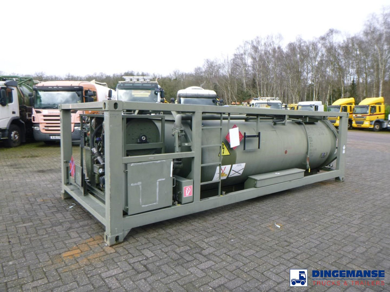 WEW (Westerwälder Eisenwerk) Fuel (kerosene, diesel) tank container 20 ft. inox 10 m3 / 1 comp + pump - Tanque de almacenamiento: foto 1 WEW (Westerwälder Eisenwerk) Fuel (kerosene, diesel) tank container 20 ft. inox 10 m3 / 1 comp + pump - Tanque de almacenamiento: foto 1