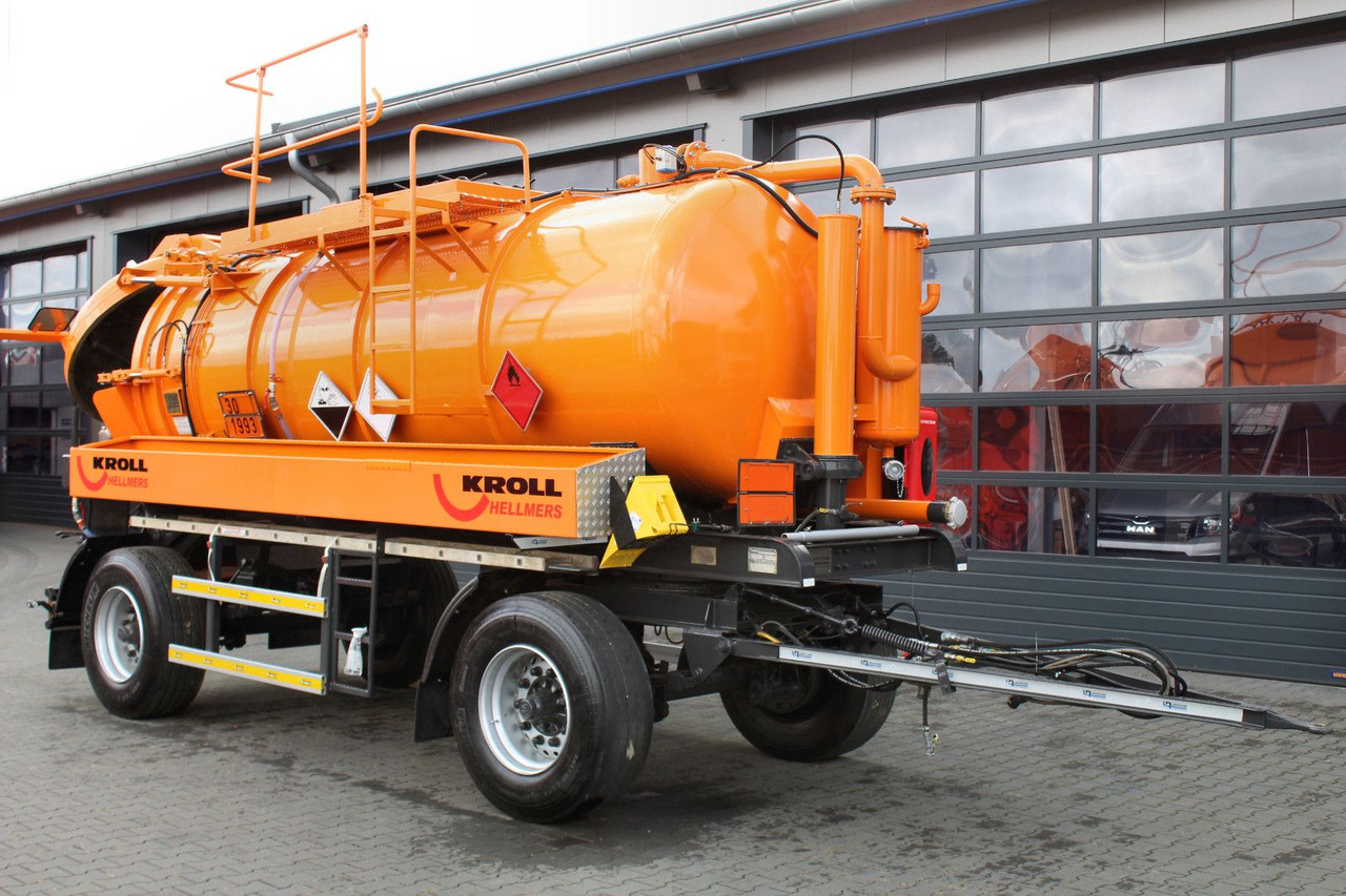 Kutschke 10m³ Kipper Saug u.Druck INOX +ADR/GGVS - Remolque cisterna: foto 1 Kutschke 10m³ Kipper Saug u.Druck INOX +ADR/GGVS - Remolque cisterna: foto 1