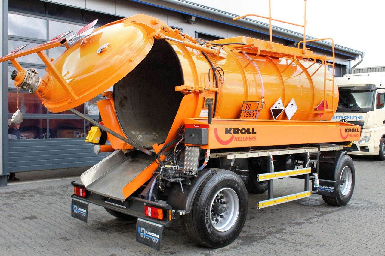 Kutschke 10m³ Kipper Saug u.Druck INOX +ADR/GGVS - Remolque cisterna: foto 4 Kutschke 10m³ Kipper Saug u.Druck INOX +ADR/GGVS - Remolque cisterna: foto 4