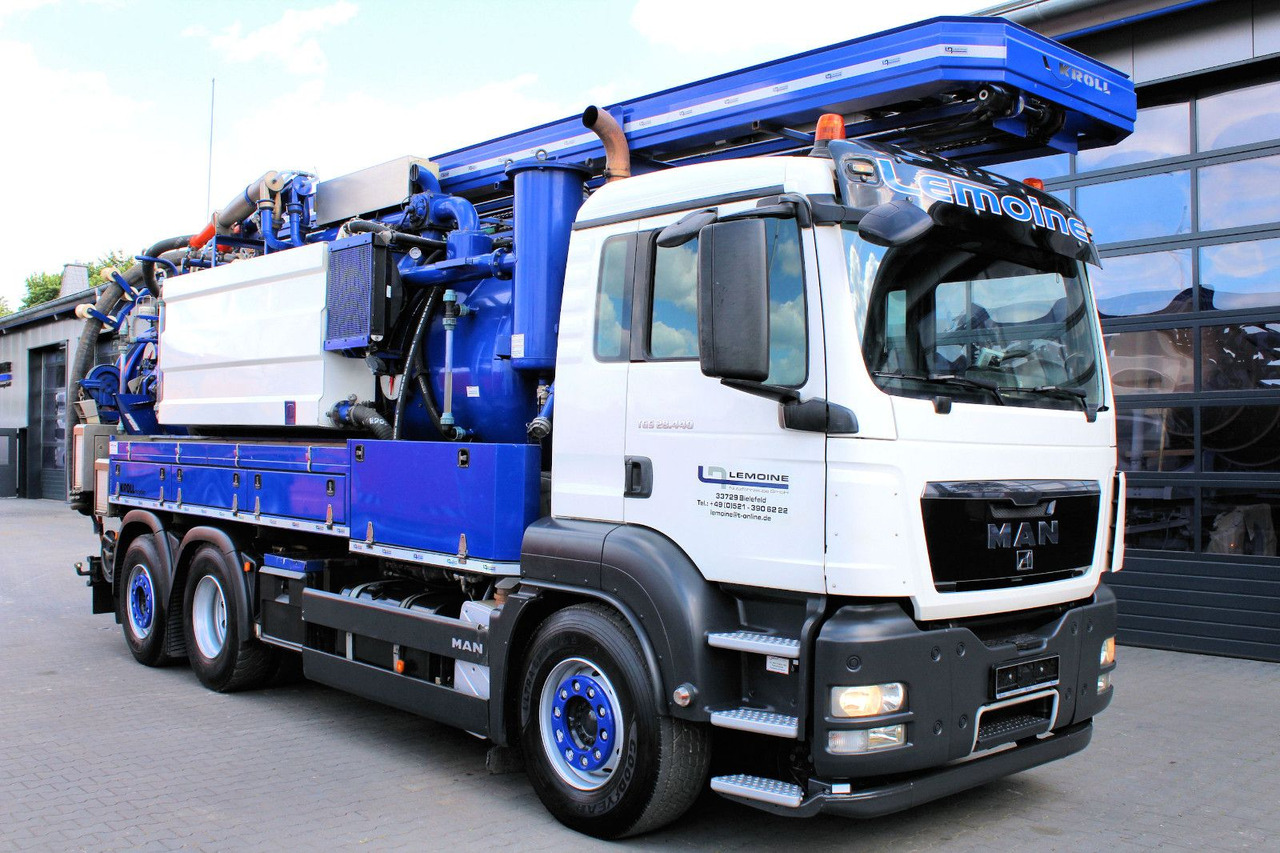 MAN TGS 28.440 6x2 Kroll 14,5m³ W-Rückgewinner KOMBI - Limpieza de alcantarillado: foto 2 MAN TGS 28.440 6x2 Kroll 14,5m³ W-Rückgewinner KOMBI - Limpieza de alcantarillado: foto 2