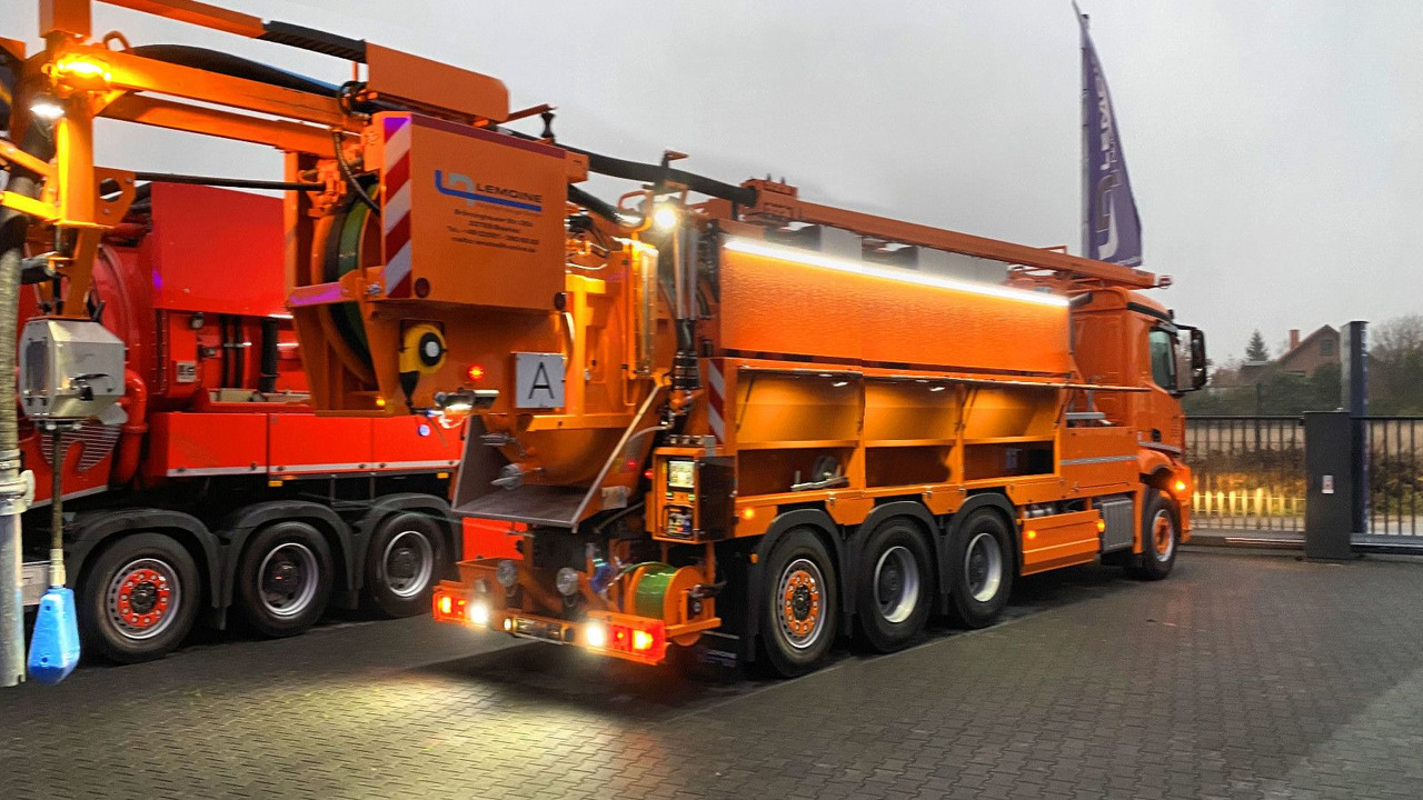 Mercedes-Benz Arocs 3551 8x4 Müller 16mCanalmaster F160EWA WRG - Limpieza de alcantarillado: foto 2 Mercedes-Benz Arocs 3551 8x4 Müller 16mCanalmaster F160EWA WRG - Limpieza de alcantarillado: foto 2