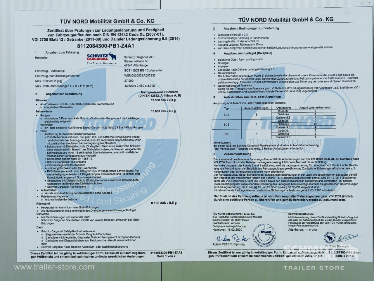 SCHMITZ Auflieger Curtainsider Standard - Semirremolque lona: foto 4 SCHMITZ Auflieger Curtainsider Standard - Semirremolque lona: foto 4