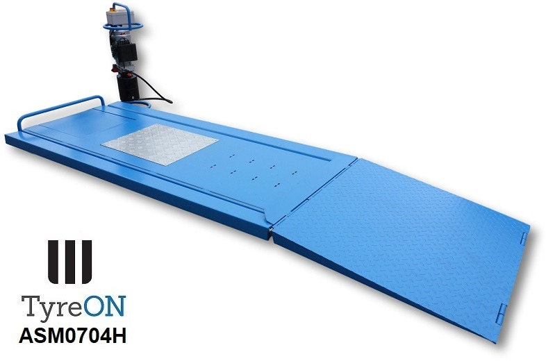 ASM0704H mower lift table - 1 meter wide table and ramp - Equipo de taller: foto 2 ASM0704H mower lift table - 1 meter wide table and ramp - Equipo de taller: foto 2