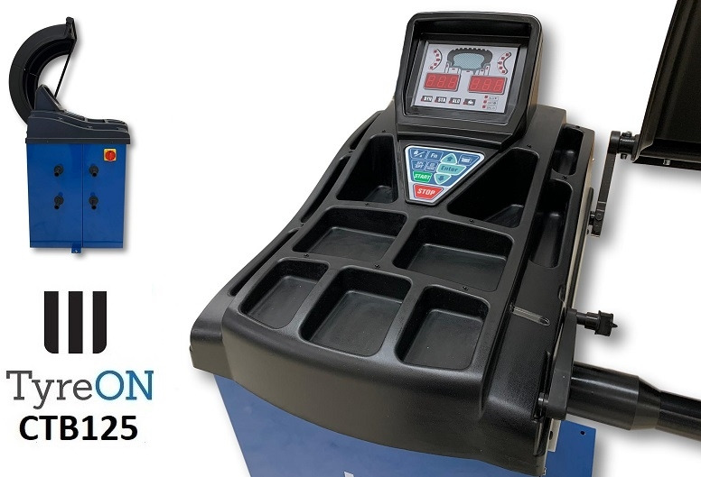 CTB125 wheel balancer, 5 ALU and 2 Steel programs - Auto input Distance + Diameter - 230V - Equipo de taller: foto 3 CTB125 wheel balancer, 5 ALU and 2 Steel programs - Auto input Distance + Diameter - 230V - Equipo de taller: foto 3