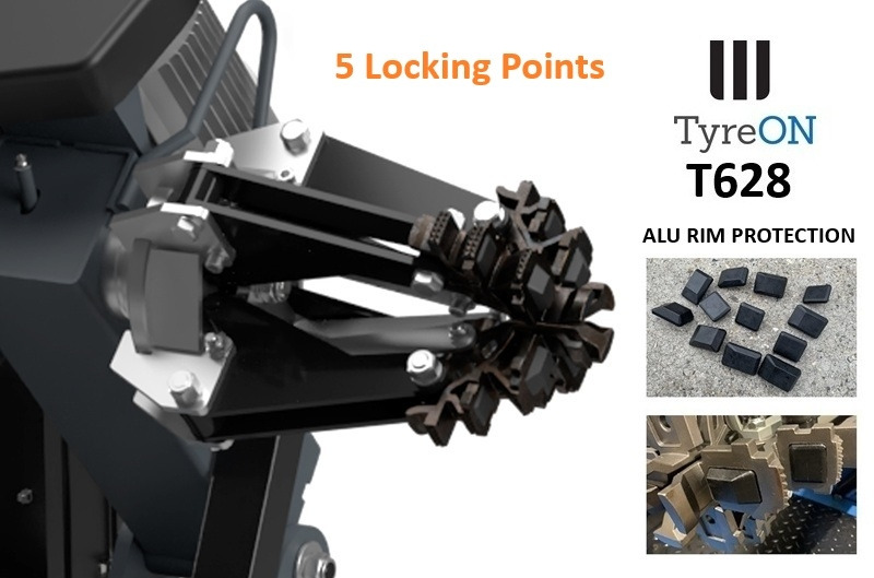 T628 truck tyre changer 28 inches - Tyrewidth uo to 85 cm - 5 clamping positions on jaw - 2 mounting speeds - Driving power 2.6 - 3.2 kW - Equipo de taller: foto 2 T628 truck tyre changer 28 inches - Tyrewidth uo to 85 cm - 5 clamping positions on jaw - 2 mounting speeds - Driving power 2.6 - 3.2 kW - Equipo de taller: foto 2