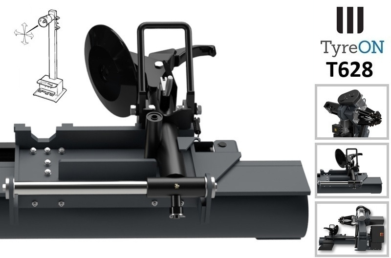 T628 truck tyre changer 28 inches - Tyrewidth uo to 85 cm - 5 clamping positions on jaw - 2 mounting speeds - Driving power 2.6 - 3.2 kW - Equipo de taller: foto 4 T628 truck tyre changer 28 inches - Tyrewidth uo to 85 cm - 5 clamping positions on jaw - 2 mounting speeds - Driving power 2.6 - 3.2 kW - Equipo de taller: foto 4
