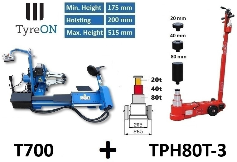 T700 + TPH80T-3 - Equipo de taller: foto 1 T700 + TPH80T-3 - Equipo de taller: foto 1