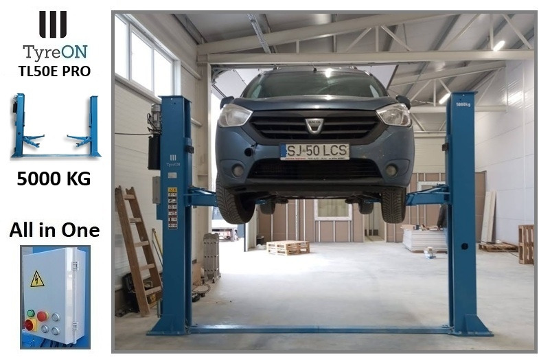 TL50E PRO 2 post lift - fully automatic - Equipo de almacén: foto 3 TL50E PRO 2 post lift - fully automatic - Equipo de almacén: foto 3