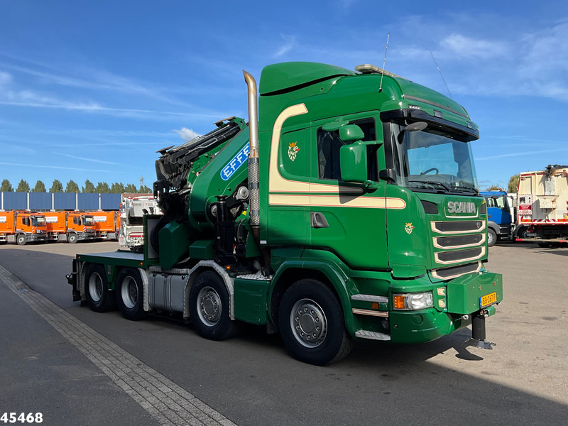 Scania R 490 8x4 Euro 6 Effer 140 Tonmeter laadkraan + Fly-Jib Just 283.508 km - Cabeza tractora: foto 5 Scania R 490 8x4 Euro 6 Effer 140 Tonmeter laadkraan + Fly-Jib Just 283.508 km - Cabeza tractora: foto 5