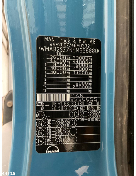 Leasing de MAN TGS 33.480 6x6 Euro 6 Palfinger 27 Tonmeter boomkraan MAN TGS 33.480 6x6 Euro 6 Palfinger 27 Tonmeter boomkraan: foto 20