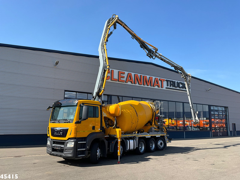 Bomba de hormigón MAN TGS 35.440 Euro 6 10x4 CIFA 12m³ Mixer + CIFA pump Just 200.228 km!: foto 8