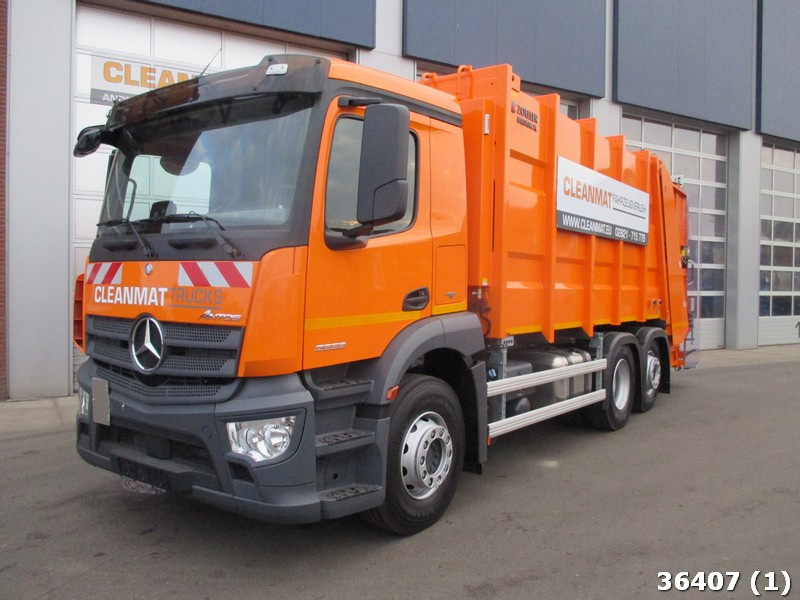 Mercedes-Benz Antos 2533 Zoeller 21,5m3 - Camión de basura: foto 1 Mercedes-Benz Antos 2533 Zoeller 21,5m3 - Camión de basura: foto 1