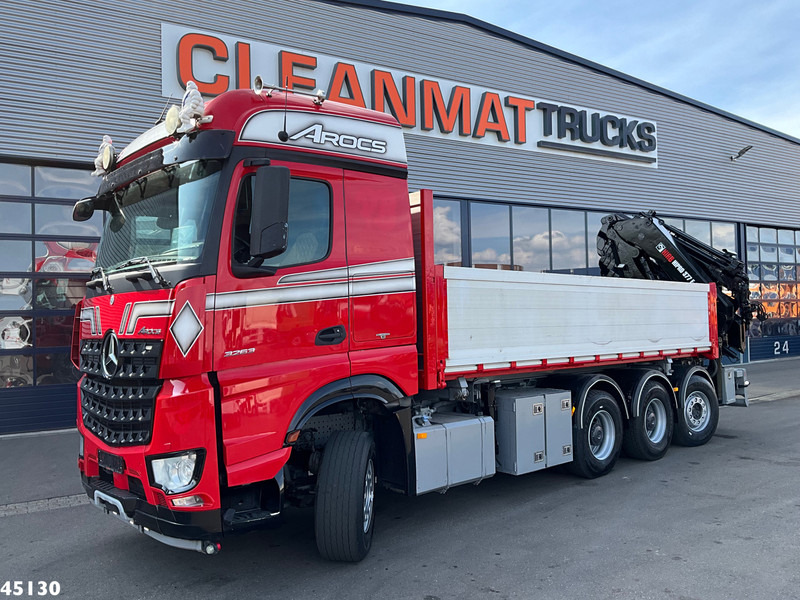 Mercedes-Benz Arocs 3263 8x4 Hiab 37 Tonmeter laadkraan + Fly-Jib - Camión volquete, Camión grúa: foto 3 Mercedes-Benz Arocs 3263 8x4 Hiab 37 Tonmeter laadkraan + Fly-Jib - Camión volquete, Camión grúa: foto 3