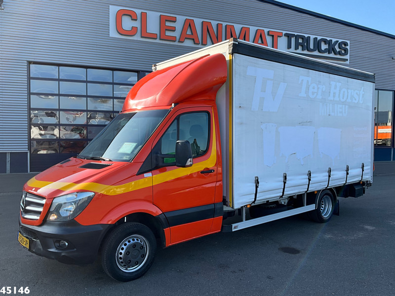 Mercedes-Benz Sprinter 516 Euro 6 Schuifzeilen laadbak DHollandia laadklep - Camión caja cerrada: foto 2 Mercedes-Benz Sprinter 516 Euro 6 Schuifzeilen laadbak DHollandia laadklep - Camión caja cerrada: foto 2