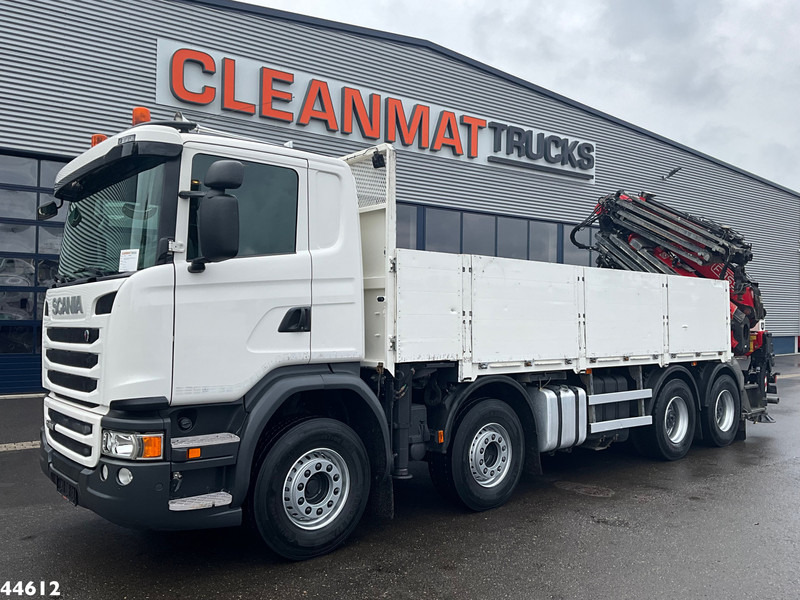 Scania G 450 8x4 Euro 6 Fassi 66 Tonmeter laadkraan + Fly-jib Just 176.555 Km! - Camión grúa: foto 2 Scania G 450 8x4 Euro 6 Fassi 66 Tonmeter laadkraan + Fly-jib Just 176.555 Km! - Camión grúa: foto 2